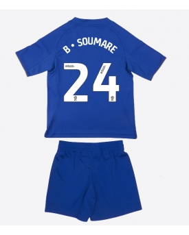 Billige Fotballdrakt Leicester City Boubakary Soumare #24 Replika Hjemmedraktsett Barn 2025-26 Kortermet (med bukser)